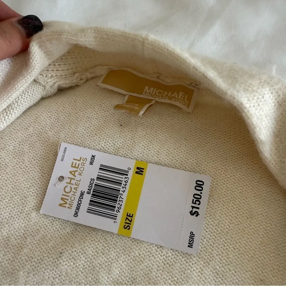 Michael Kors Cream Knit Sweater